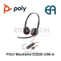 ราคา HEADSET (หูฟัง) Poly Plantronics Blackwire C3220 USB-A Headset ของใหม่ประกัน 2 ปี (13954012076)