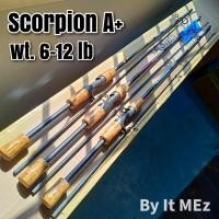 ราคา ของแท้ ราคาถูก ❗❗ คันเบ็ดตกปลา Scorpion A+ ความยาว 6.3 ฟุต Line wt. 6-12 lb เหมาะตี กบกระโดด กบยาง ปลายางและงานหน้าดิน (4012926399)