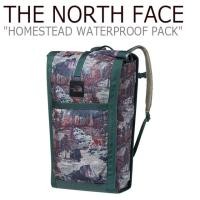 ราคา [พร้อมส่ง][มือสอง] The North Face Homestead Waterproof Backpack (Darkest Spruce Yosemite Sofa Print / Darkest Spruce) (5510646736)