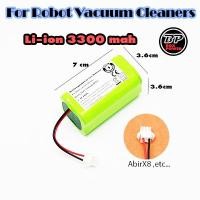ราคา แบตเตอรี่สำหรับหุ่นยนต์ดูดฝุ่น และเครื่องดูดฝุ่นอัตโนมัติ ABIRx8 ,Petvac360,280 Battery Li-ion 3300 mAh 14.8V (24312437593)