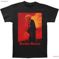 ราคา แฟชั่นใหม่ เสื้อยืดผ้าฝ้ายพิมพ์ลายขายดีYameela 10 Marilyn Manson 'Mad Monk' T-Shirt มาริลีน แมนสัน Marilyn Manson วงร็อ (20381032613)
