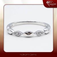 ราคา นคร เจมส์ แหวนเพชรแท้ ทองคำแท้14K (ทอง58.5%) รูปทรงสวยหรูฝังเพชรแท้ ขายได้ จำนำได้ พร้อมใบรับประกันสินค้า(มีของแถม) (3686931795)