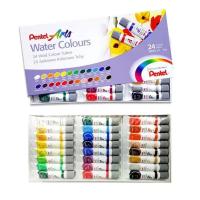 ราคา PENTEL WATER COLOURS สีน้ำ ชุด 24 สี (18474476473)