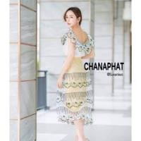 ราคา เซทเสื้อกับกระโปรง งานปักเชอรี่ งานป้าย Nana ปักทั้งชุด (7508808175)