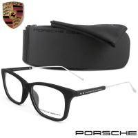 ราคา Porsche แว่นตา รุ่น 9287 C-1 สีดำด้านขาเงิน กรอบเต็ม ขาข้อต่อ พลาสติก พีซี เกรด เอ (สำหรับตัดเลนส์) กรอบแว่นตา Eyeglass (3303725557)