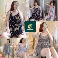 ราคา พิมพ์ลายน่ารัก เซ็ตชุดนอนกางเกงขาสั้น ชุดนอนหลวมๆ ของผู้หญิง ที่สาวอ้วนก็ใส่ได้ ลายน่ารักๆ ผ้านุ่มใส่สบาย S366 (25674985425)