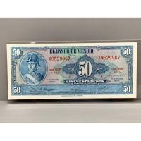 ราคา ธนบัตรรุ่นเก่าของประเทศเม็กซิโก ชนิด50Pesos ปี1972 UNC (18477532177)