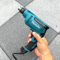 ราคา Makita สว่านไฟฟ้า สว่าน 2 หุน รุ่น DP2010-370W ขนาดเจาะ 6.5mm ปรับหมุนได้ซ้ายขวาได้ เจาะไม้ เหล็ก ขันสกรู (16997859539)