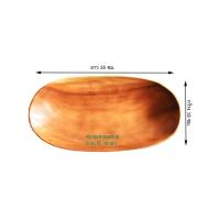 ราคา ถาดขุดไม้มะม่วง ทรงวงรี ขนาด กว้าง17cm. ยาว35cm. (22635038343)