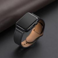 ราคา [ส่งต่อ] Genuine leather loop strap for apple watch 42mm, 44mm iWatch series 5 4 bracelet high quality wrist belt (7908509334)