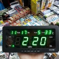 ราคา นาฬิกาดิจิตอล Digital Cx2158 แขวนได้ตั้งได้ ไฟสีเขียว (689790193)