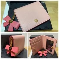 ราคา NEW MCM Mini Bow Wallet สี Pink Blush (1758775308)