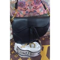 ราคา กระเป๋าหนังแท้ดิออร์อานม้าสีดำมือสอง (21064334637)