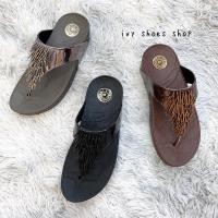 ราคา รองเท้าแฟชั่น IVY SHOES คริลตัลตุ้งติ้ง งานตรงปก สูง1.5 นิ้ว ใส่สบาย พร้อมส่งจ้า (25704926584)