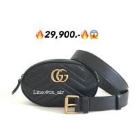 ราคา New gucci marmont belt bag สีดำขายดี (1046316591)