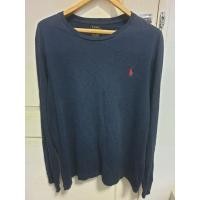 ราคา เสื้อยืดแขนยาว POLO Ralph Lauren สีกรม มือสอง ของ แท้ สภาพดี (16591926659)