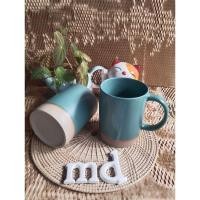 ราคา แก้วมัคเซรามิคก้นทรายสีเขียวใบใหญ่จุใจ (20795710445)