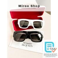 ราคา Alexander McQueen Square 3 Sunglasses ของแท้ AM0449S (25614515957)