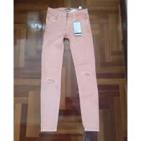 ราคา New Zara TRafaluc Jean สีชมพู (241210584)