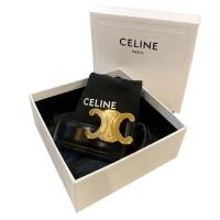 ราคา เข็มขัดผู้หญิง Celine รุ่น Medium Triomphe Belt in Smooth Calfskin Black สีดำ Size 75 (18734902315)