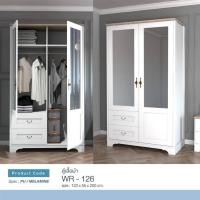 ราคา ตู้เสื้อผ้าสไตล์วินเทจ รุ่น WR126 (2735264312)