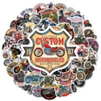 ราคา พร้อมส่ง motorcycle Vintage Camping Retro ย้อนยุค กราฟฟิตี้ มอเตอร์ไซค์ วินเทจ DIY 50 แผ่น sticker กันน้ำ สติ๊กเกอร์ (21189627018)