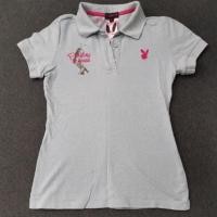 ราคา เสื้อโปโลเพลย์บอยสีฟ้าอ่อน​ ไซด์s (4844472562)