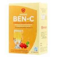 ราคา Amado Ben C อมาโด้ เบน ซี วิตามินซีเข้มข้น [10 เม็ด] วิตามิน ซี เม็ดฟู่ (10728882578)