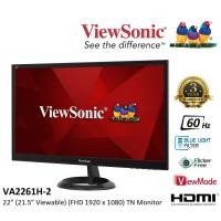 ราคา MONITOR (จอมอนิเตอร์) VIEWSONIC VA2261H-2 21.5" TN FHD 60Hz Warranty 3 - Y (9756629469)