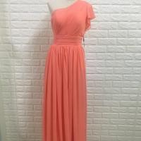 ราคา ชุดราตรียาว บ่าเดี๋ยว สีส้ม โอรส (5135097443)