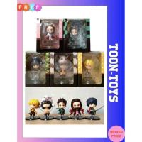 ราคา Toon Toys โมเดล ดาบพิฆาตอสูร Kimetsu no Yaiba 5ตัว เกรดA สูง8ซม. มีกล่อง (4071190753)