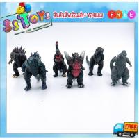 ราคา SS Toys โมเดลก็อตซิลล่า รวมก็อตซิลล่า 6ตัว สูง10ซม. (5856267955)