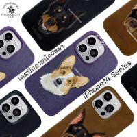 ราคา Santa Barbara Polo & Racquet Club Leather Case เคสหนัง งานปักลายหน้องหมา iPhone14 2022 (18175537082)