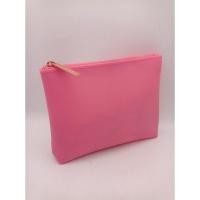 ราคา กระเป๋าเครื่องสำอาง MAC ซิลิโคนสีชมพูอมส้ม (25954561272)