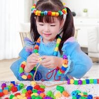 ราคา ลูกปัดสีรุ้ง ร้อยเชือกลูกปัดลูกใหญ่ ของเล่นร้อยเชือก รูปทรงเรขาคณิต เสริมพัฒนาการ ของเล่นเพื่อการศึกษา (23663283006)