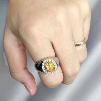 ราคา แหวนบุษราคัม ล้อมเพชร (9036612140)