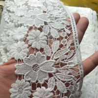 ราคา ผ้าลูกไม้คอตตอน สีออฟไวท์ กว้าง3นิ้วครึ่ง (2368222632)