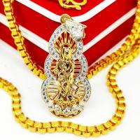 ราคา จี้เจ้าแม่กวนอิม ประทับยืนบนดอกบัวล้อมเพชร งานJewelryล้อมเพชร งานจิวเวลรี่เกรดดีขึ้นห้าง ผ่านพิธีปลุกเสกแล้วจากวัดมังกร (20305285015)