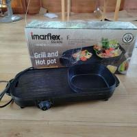 ราคา เตาปิ้งย่างชาบู imarflex grill and Hot pot 1600w มือสอง (29754233519)