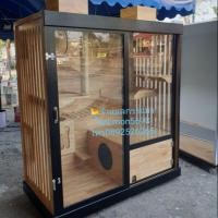 ราคา กรงแมว ห้องแมว กรงตู้กระจกโชว์แมว (4418066423)