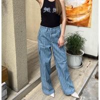 ราคา taryn.bkk - miya cargo กางเกงขายาวลายทาง ทรงสวย (25763934916)