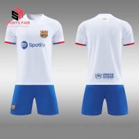 ราคา [sports_fair]ชุดฟตบอลทีม บาเซโลน่า เสื้อพร้อมกางเกง เยือน (23880029060)