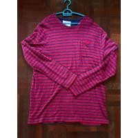 ราคา เสื้อแขนยาวลายทางสีกรมแดง banana republic (24430464635)