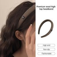 ราคา ในไทย✨พรีเมี่ยมรู้สึกผม Thin Hair Hoop ผู้หญิงสูงกะโหลกศีรษะด้านบน Headwear สง่างามร้อยผม Hoop (29055255412)