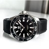 ราคา ⚫️⚜️Used : Tag Heuer Aquaracer Black Dial Film Bezel 41 mm. (10877729842)