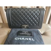 ราคา CHANEL Boy 10” In Black Lambskin RHW (10325487156)