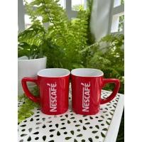 ราคา แก้วกาแฟ แก้วเนสกาแฟ(ราคาใบละ) รุ่นเดิมสีแดงล้วน (29152154328)