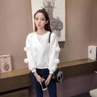 ราคา เสื้อแขนยาวแต่งพุ่ม (713539486)