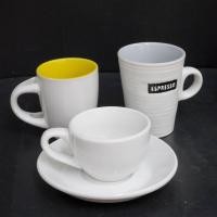 ราคา แก้วกาแฟเล็ก2-3นิ้ว ทำจากกระเบื้อง แก้วคาปูชิโน่ เอสเปรสโซ่ กระเบื้อง สำหรับชงกาแฟ เข้าไมโครเวฟได้ เก็บซ้อนเป็น (21008314400)