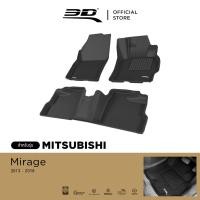 ราคา 3D Mats พรมปูพื้นรถยนต์ MITSUBISHI MIRAGE 2013-2024 พรมกันลื่น พรมกันนํ้า พรมรถยนต์ (6277614587)